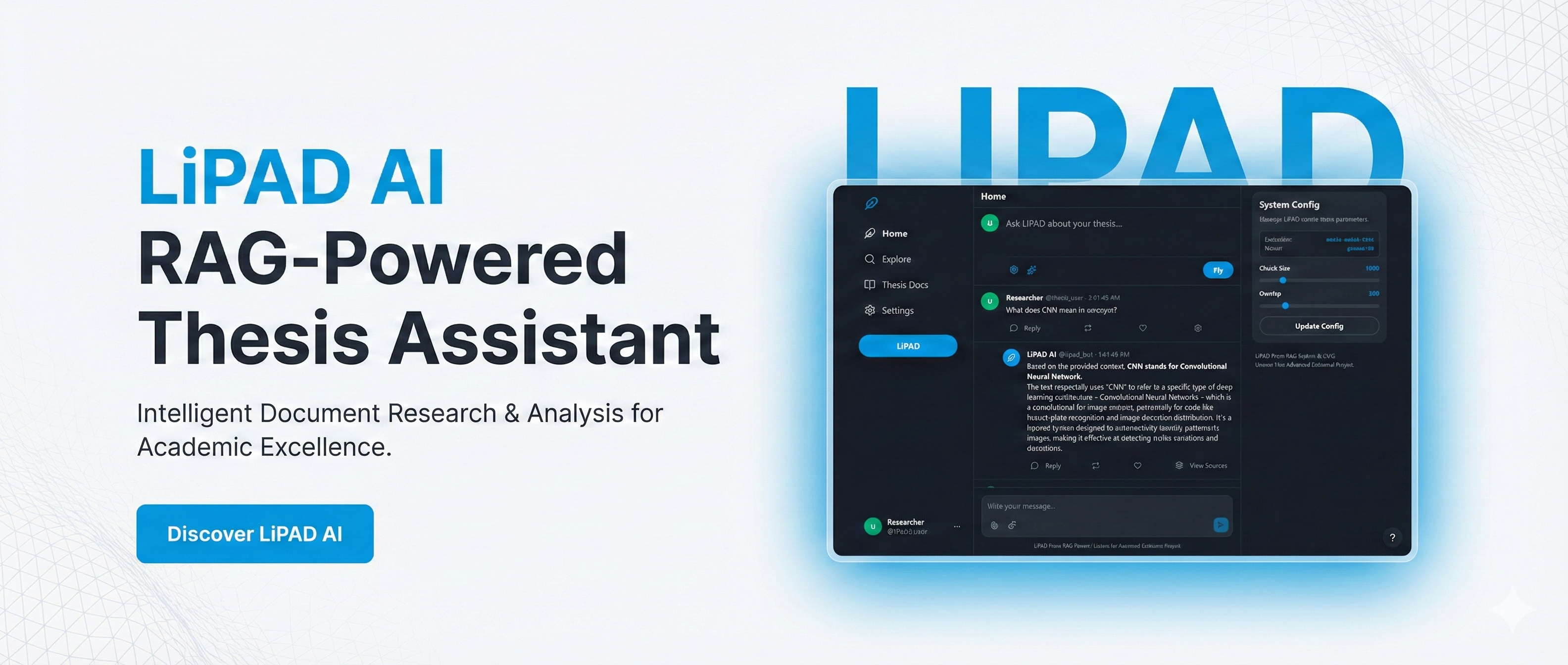 LiPAD AI: RAG-Powered Thesis Assistant for Deep Learning and Computer Vision